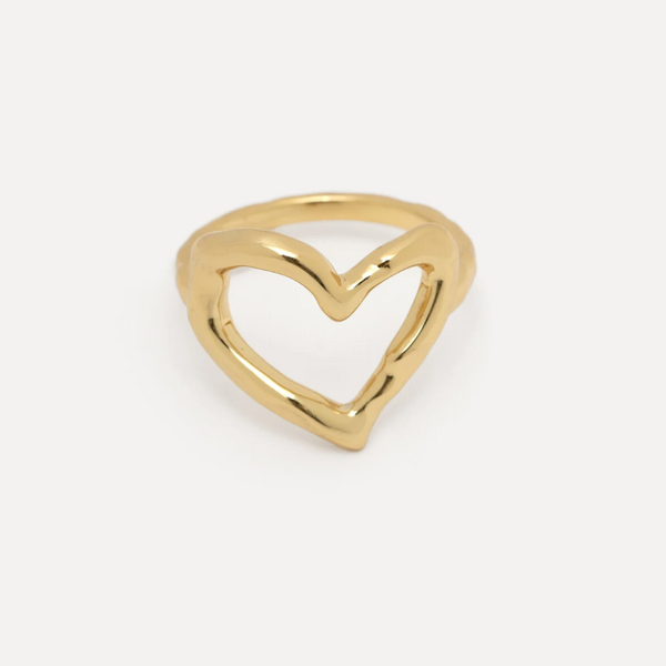 Gwen Heart Ring Goud